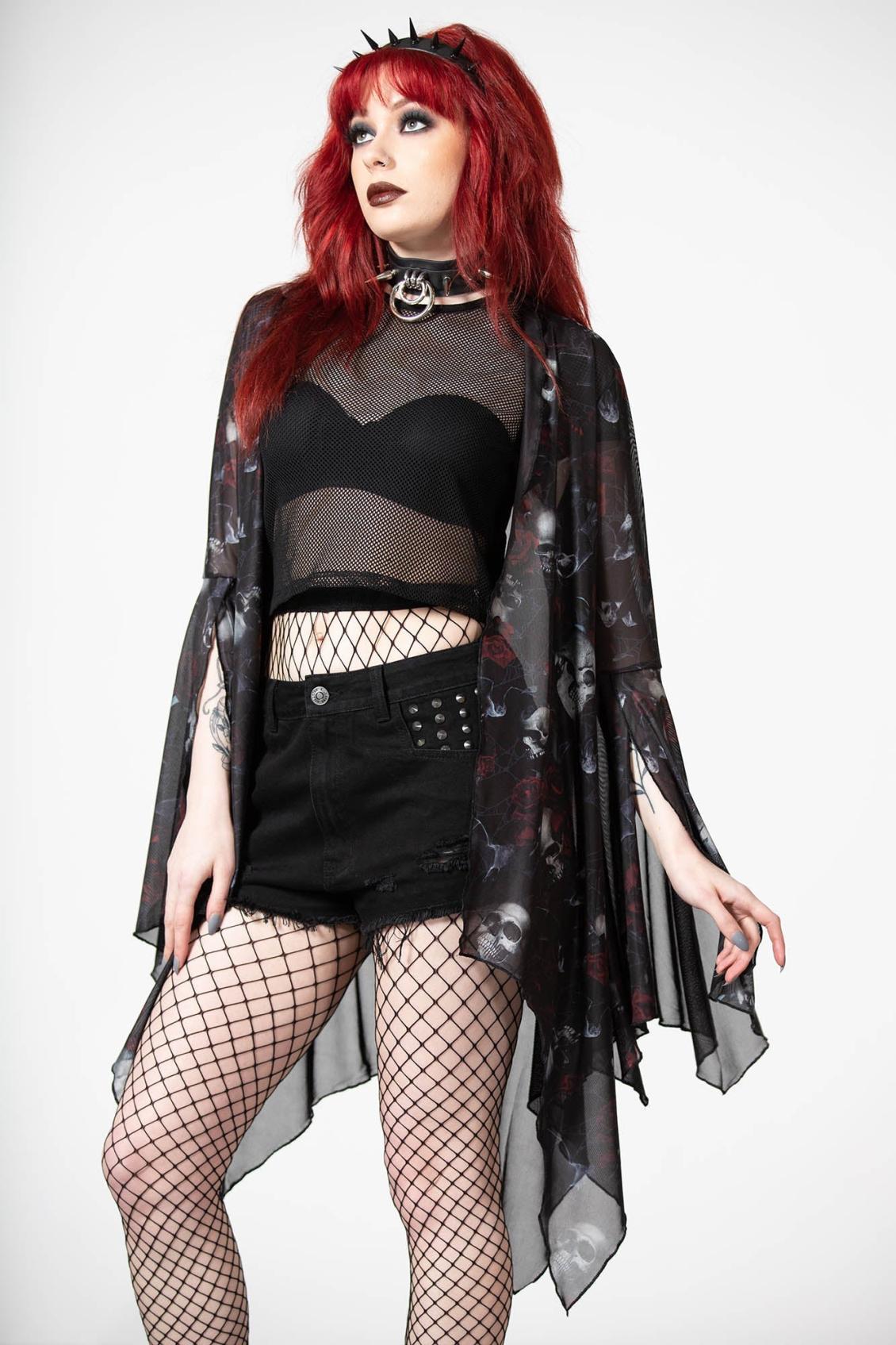 Women Long Sleeves | Killstar Fairy Moss Mesh Cover Up