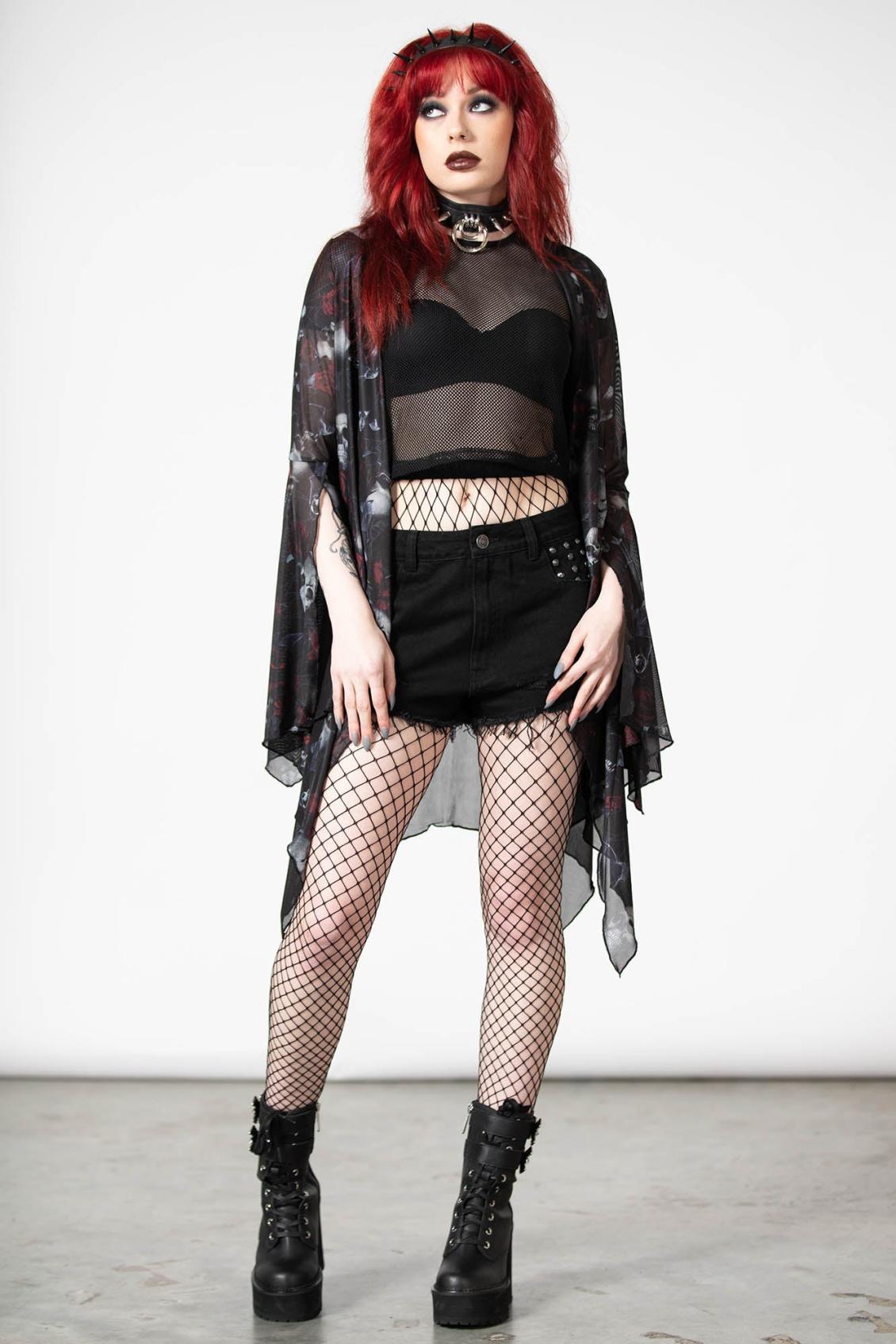 Women Long Sleeves | Killstar Fairy Moss Mesh Cover Up