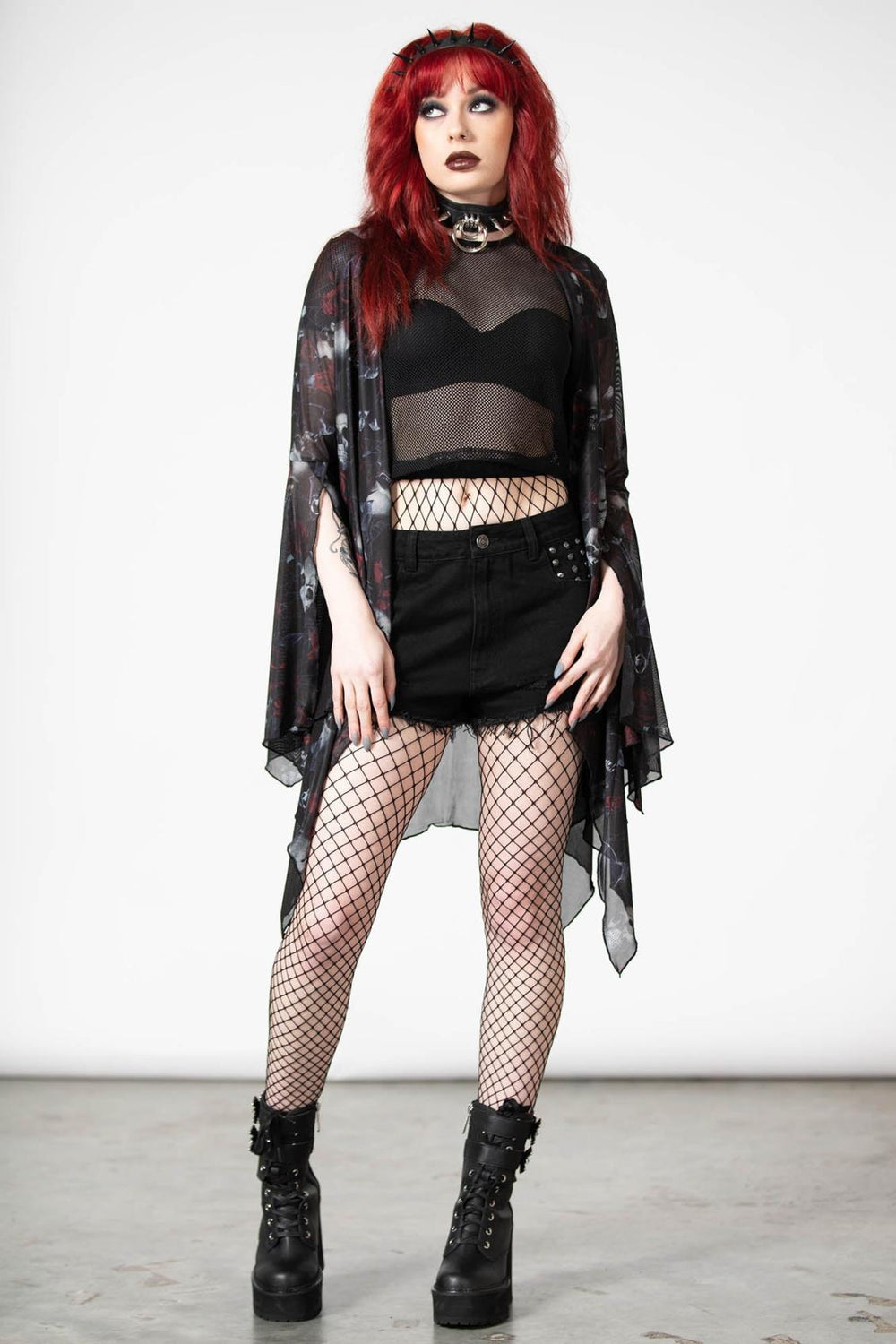 Women Long Sleeves | Killstar Fairy Moss Mesh Cover Up