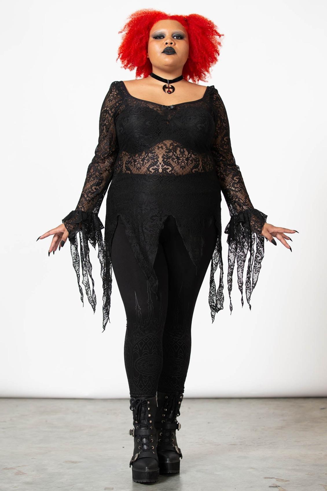 Women Long Sleeves | Killstar Faythe Lace Top