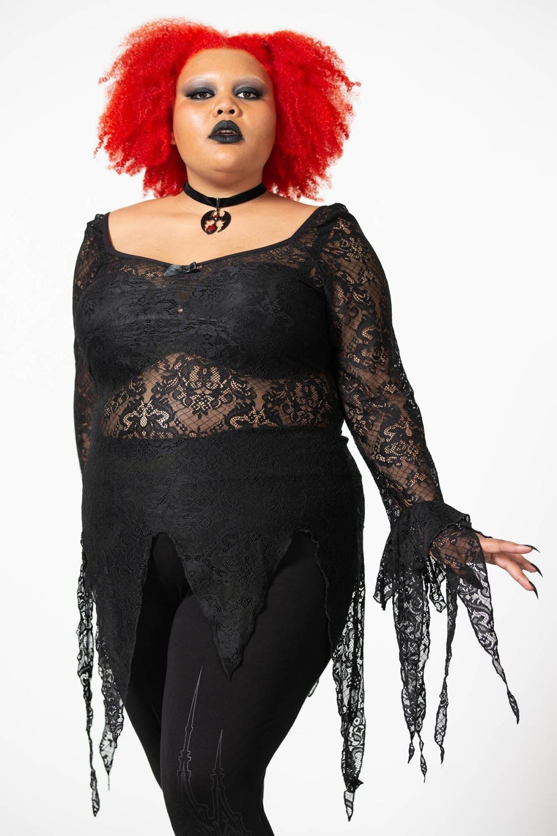 Women Long Sleeves | Killstar Faythe Lace Top