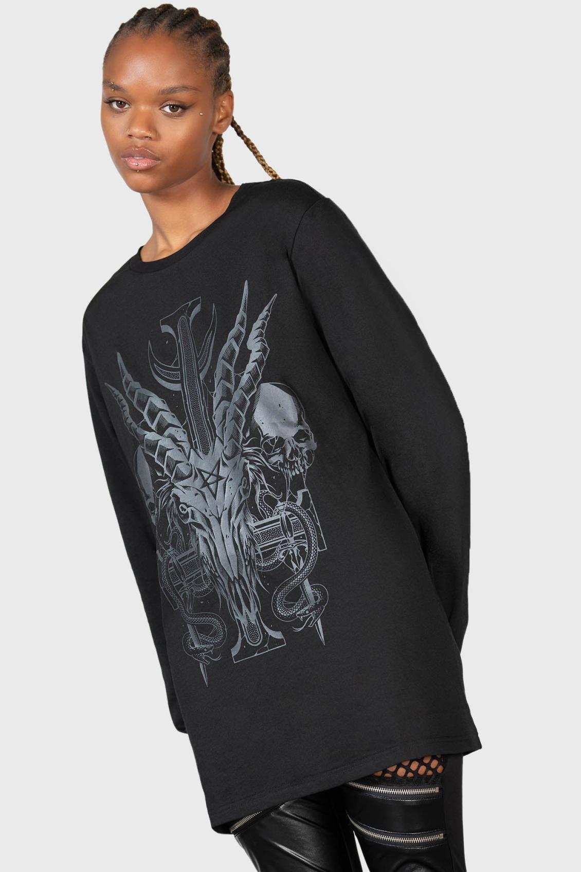 Women Long Sleeves | Killstar Infernal Ashes Long Sleeve Top