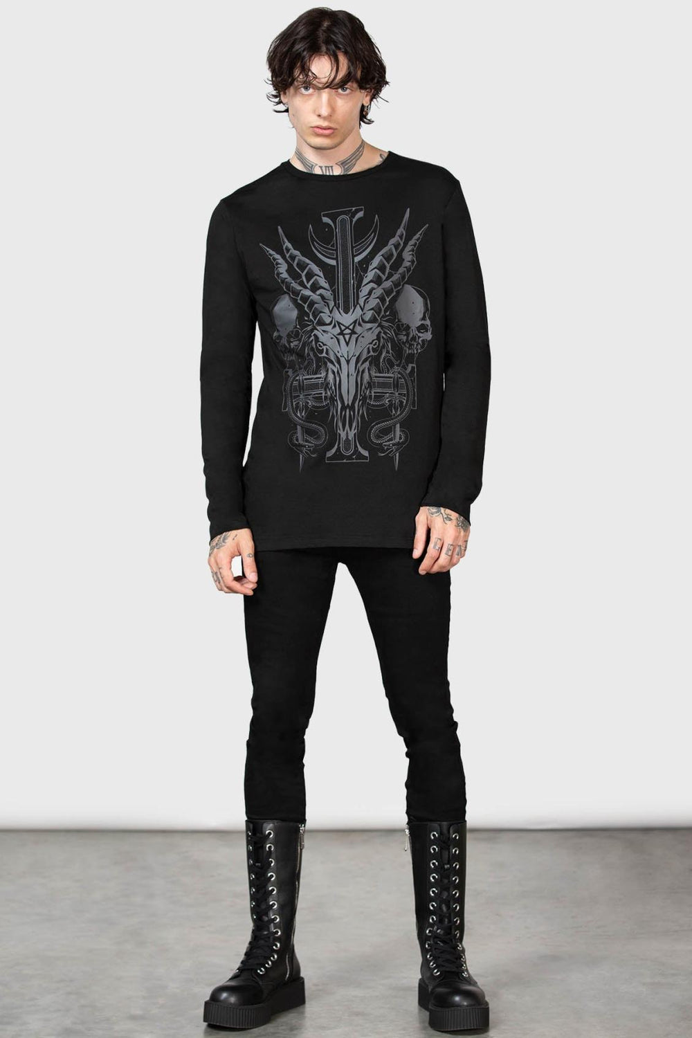Women Long Sleeves | Killstar Infernal Ashes Long Sleeve Top