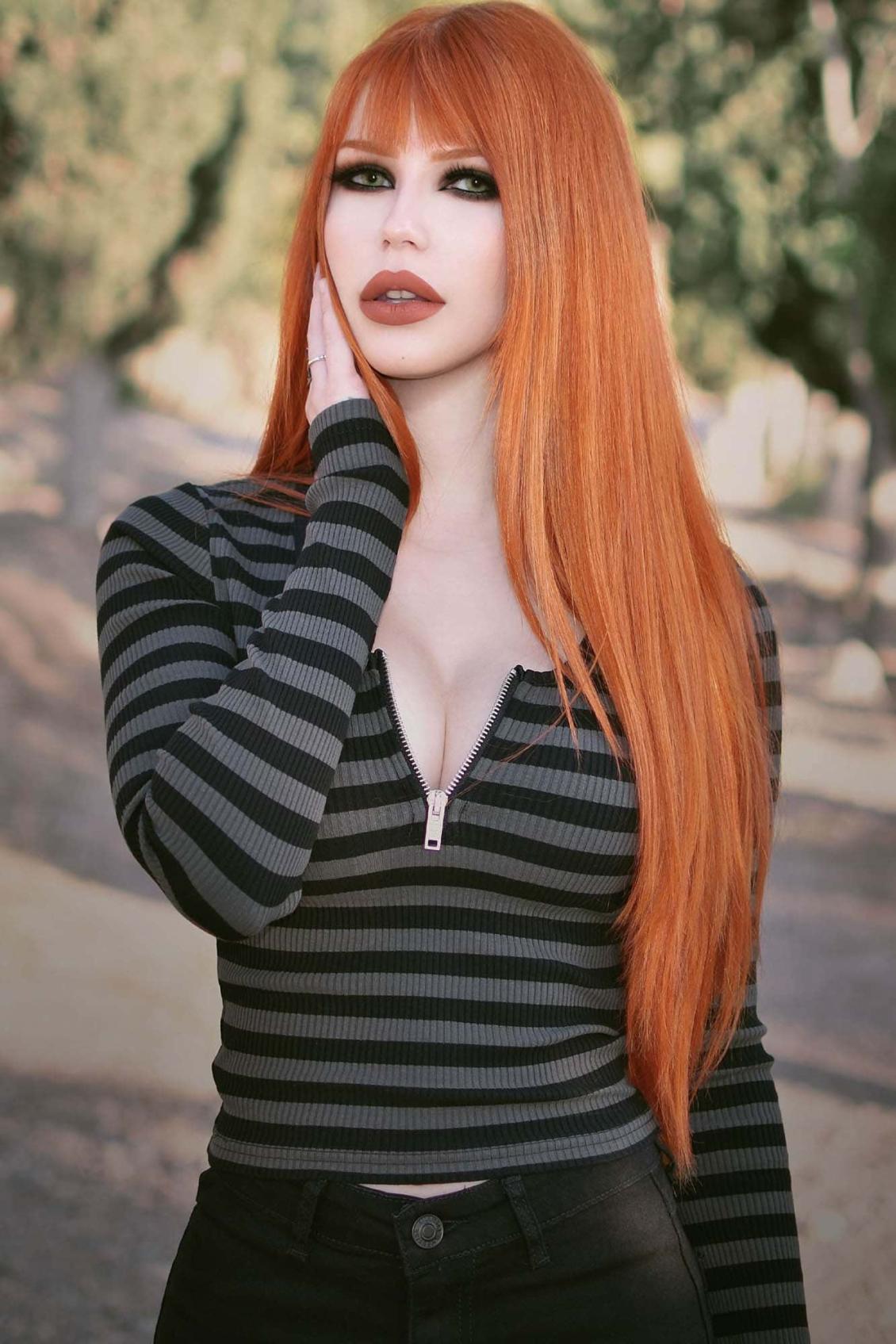 Women Long Sleeves | Killstar Izora Ribbed Top [GREY]