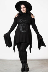 Women Long Sleeves | Killstar Kiss &#039;N&#039; Spell Long Sleeve Top