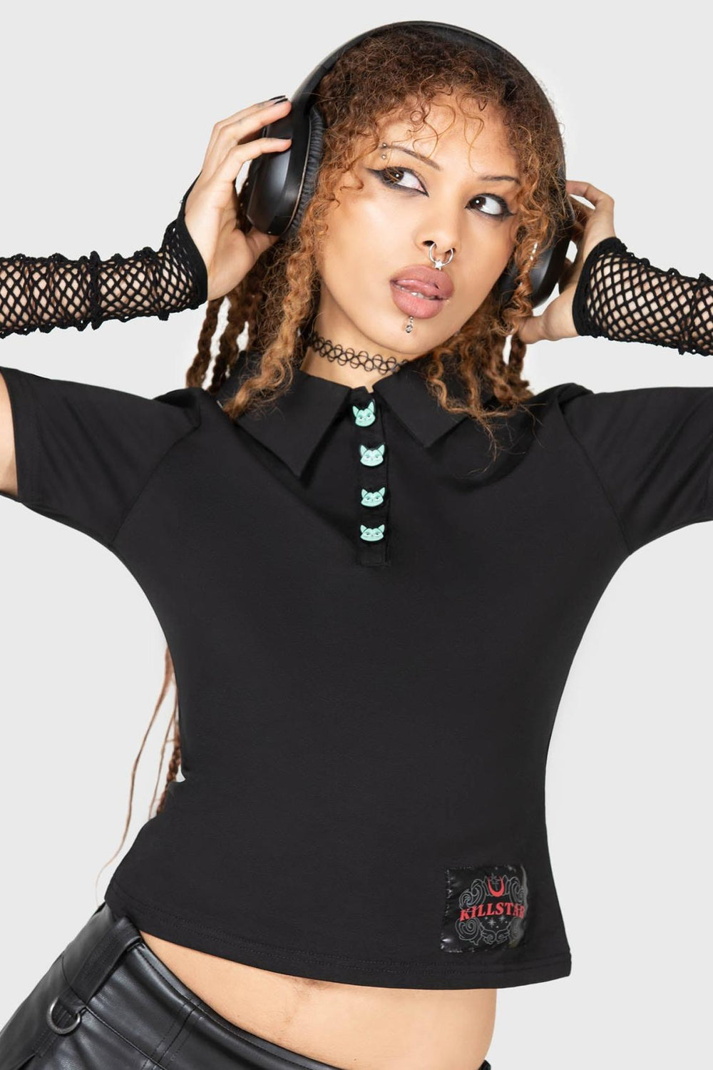 Women Long Sleeves | Killstar Lil Vampurr Collar Top