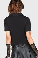 Women Long Sleeves | Killstar Lil Vampurr Collar Top