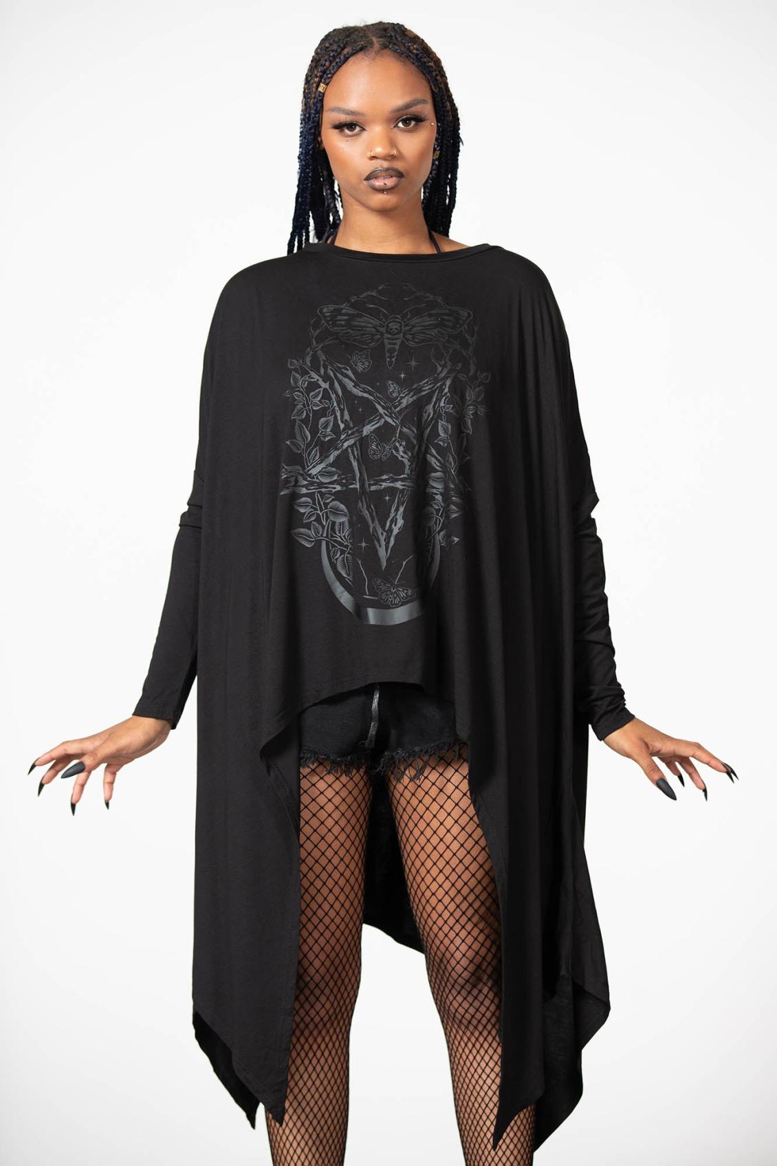 Women Long Sleeves | Killstar Lunar Oversized Top