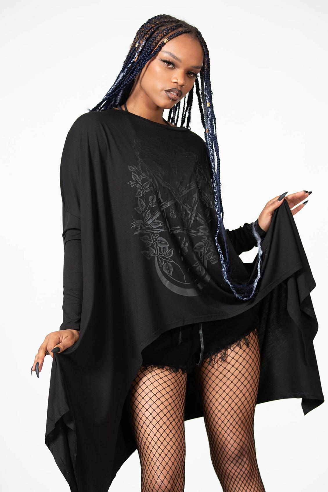 Women Long Sleeves | Killstar Lunar Oversized Top