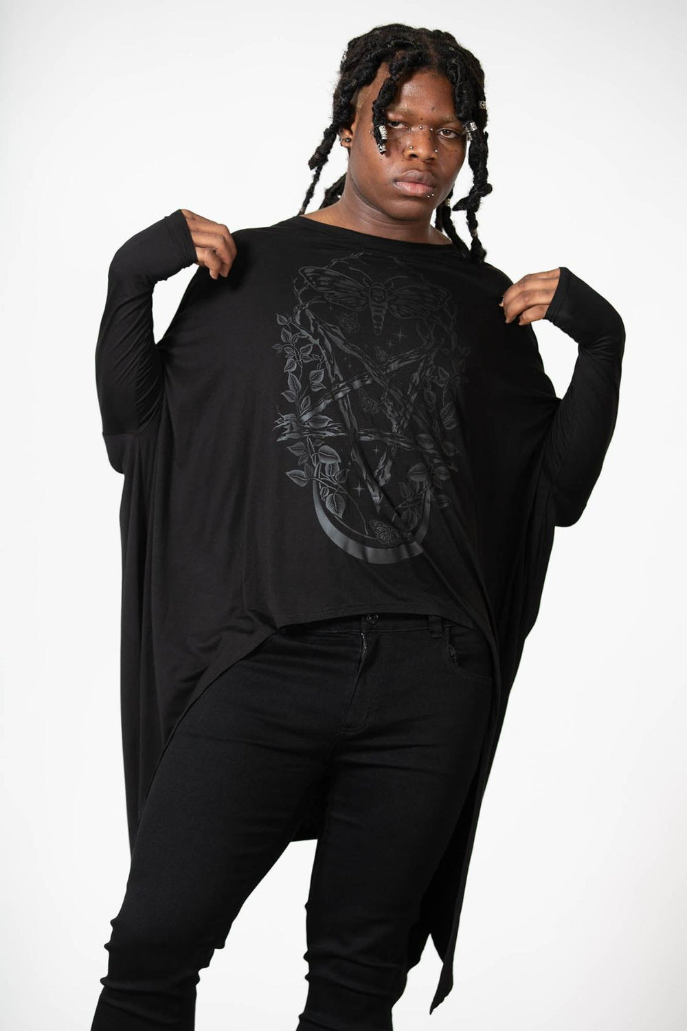 Women Long Sleeves | Killstar Lunar Oversized Top
