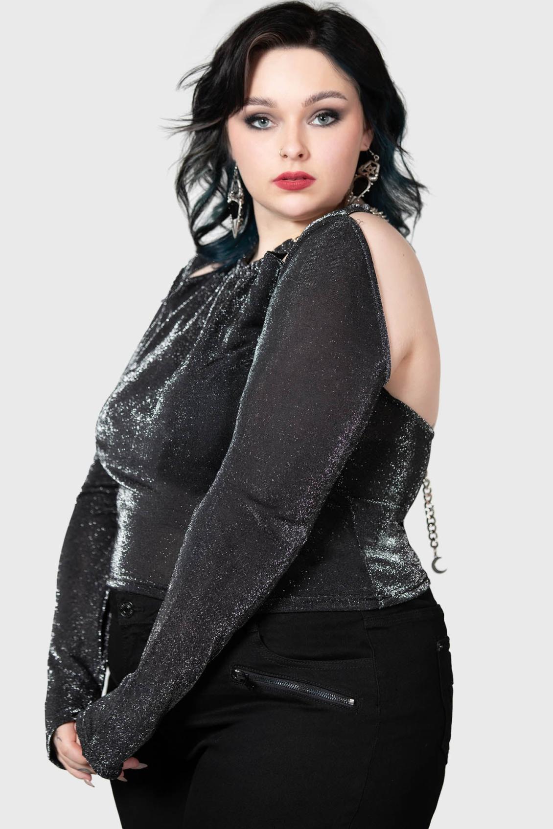 Women Long Sleeves | Killstar Metals Reflection Top