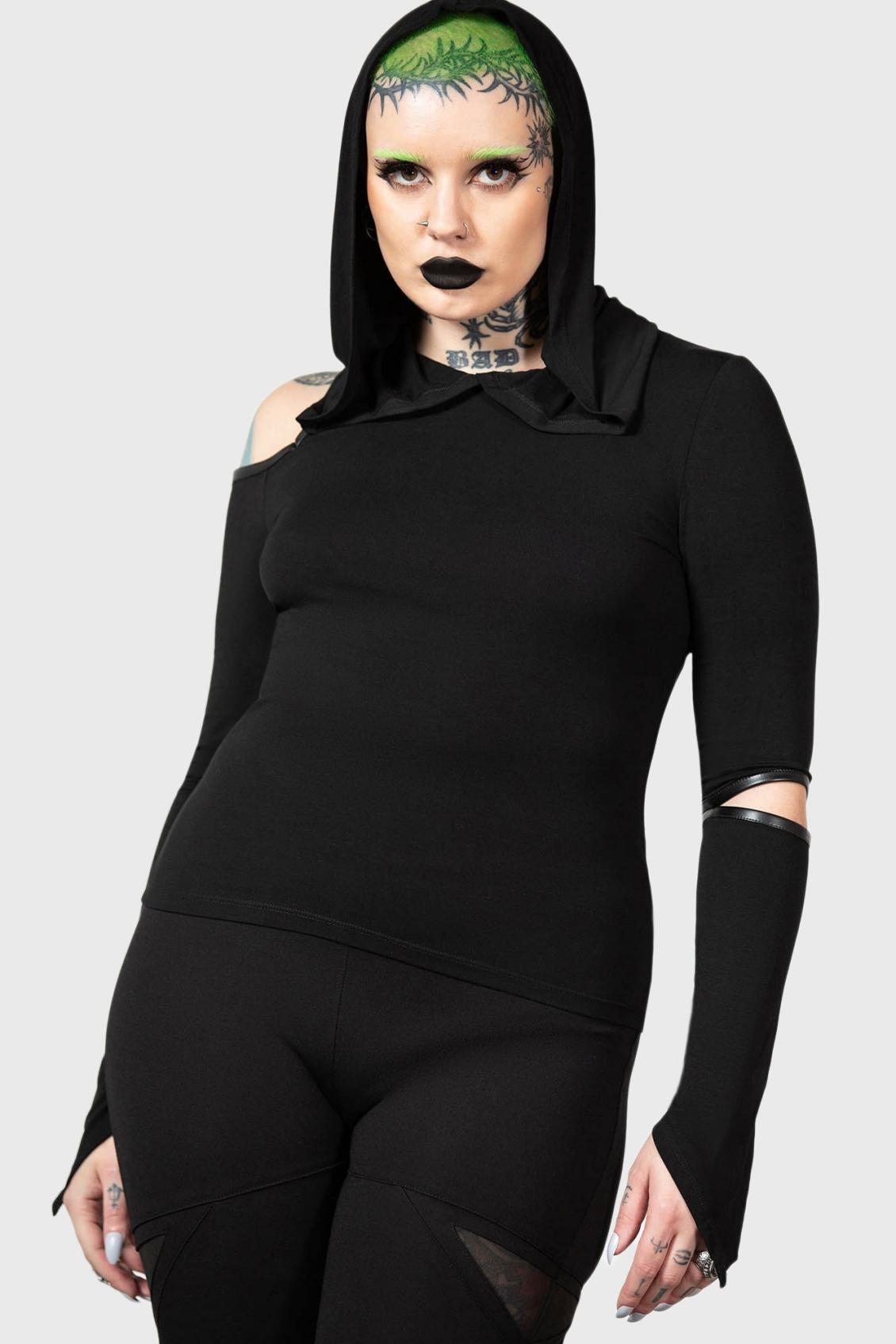 Women Long Sleeves | Killstar Morwen Hooded Top