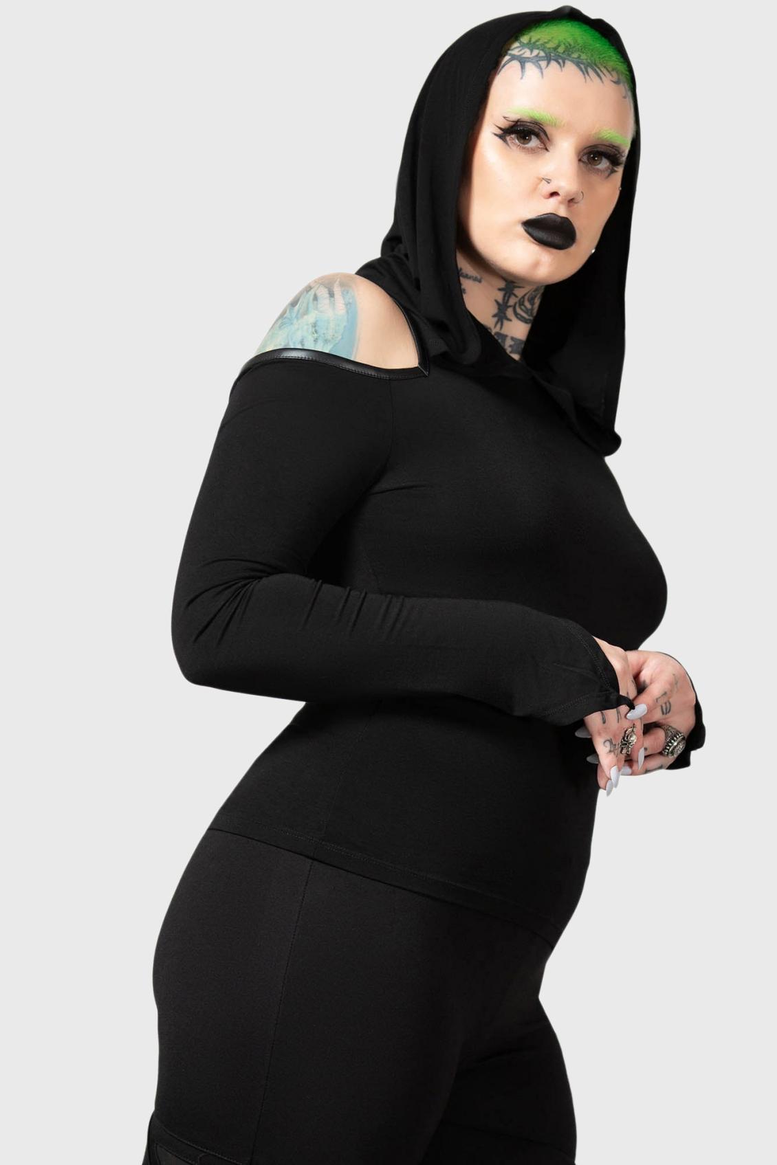 Women Long Sleeves | Killstar Morwen Hooded Top