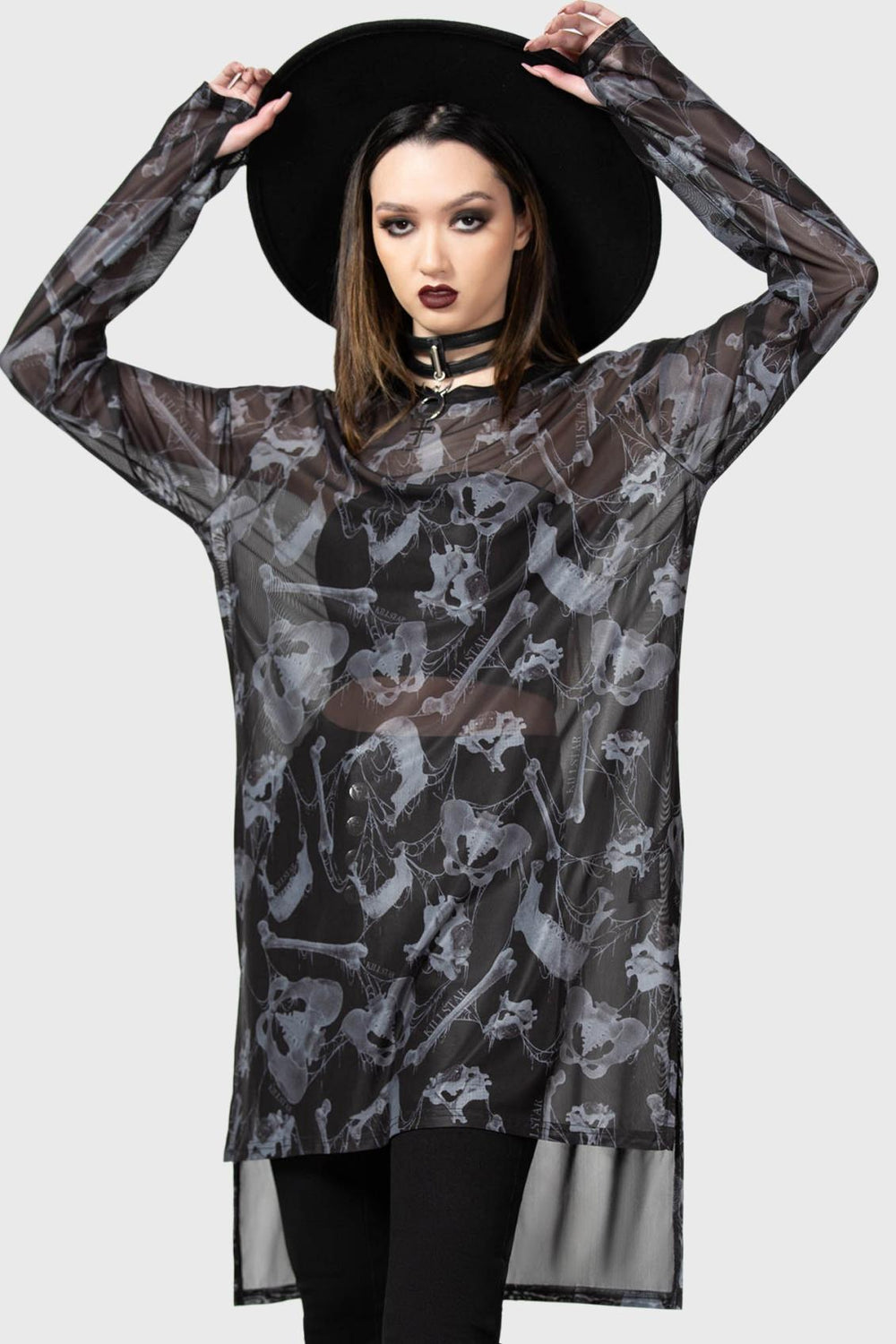 Women Long Sleeves | Killstar Ossuary Long Sleeve Top