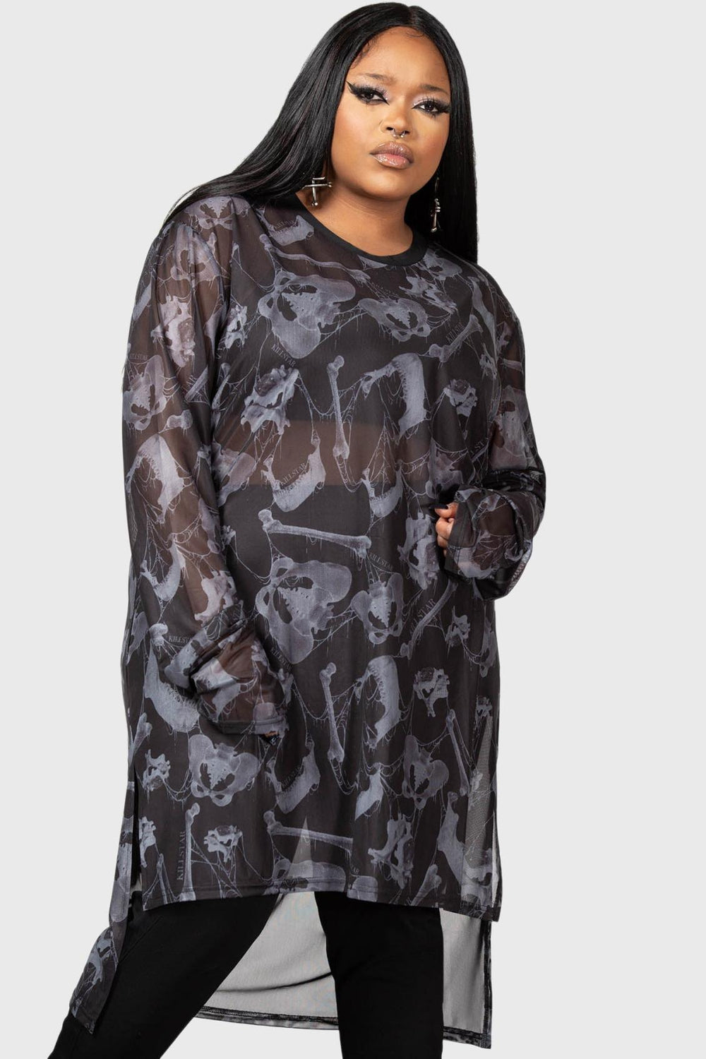 Women Long Sleeves | Killstar Ossuary Long Sleeve Top