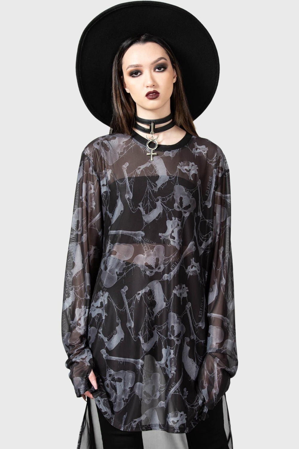 Women Long Sleeves | Killstar Ossuary Long Sleeve Top