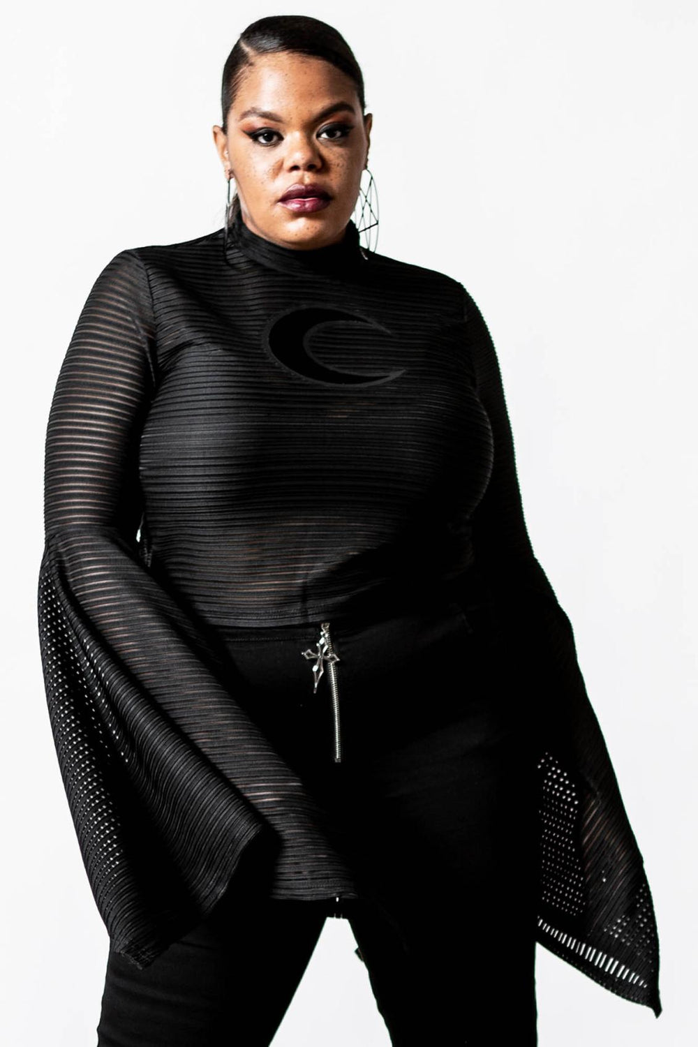 Women Long Sleeves | Killstar Phases Striped Top