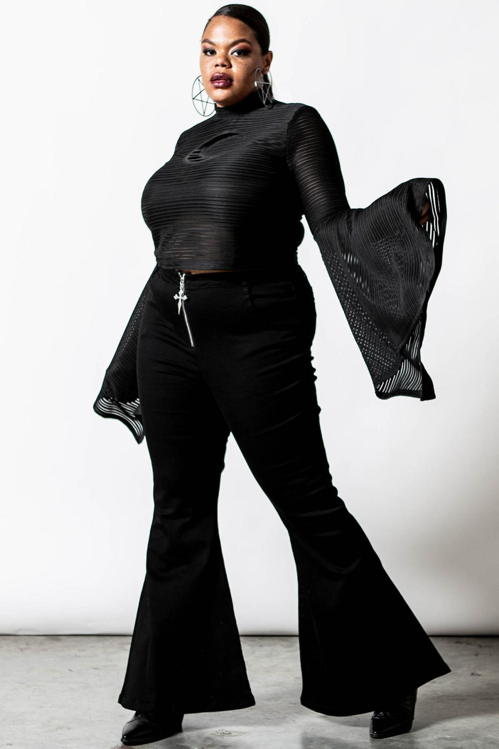 Women Long Sleeves | Killstar Phases Striped Top