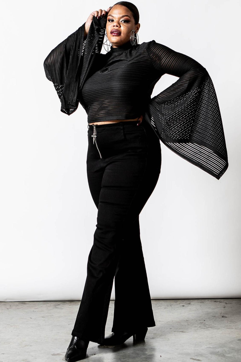 Women Long Sleeves | Killstar Phases Striped Top