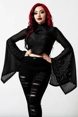 Women Long Sleeves | Killstar Phases Striped Top