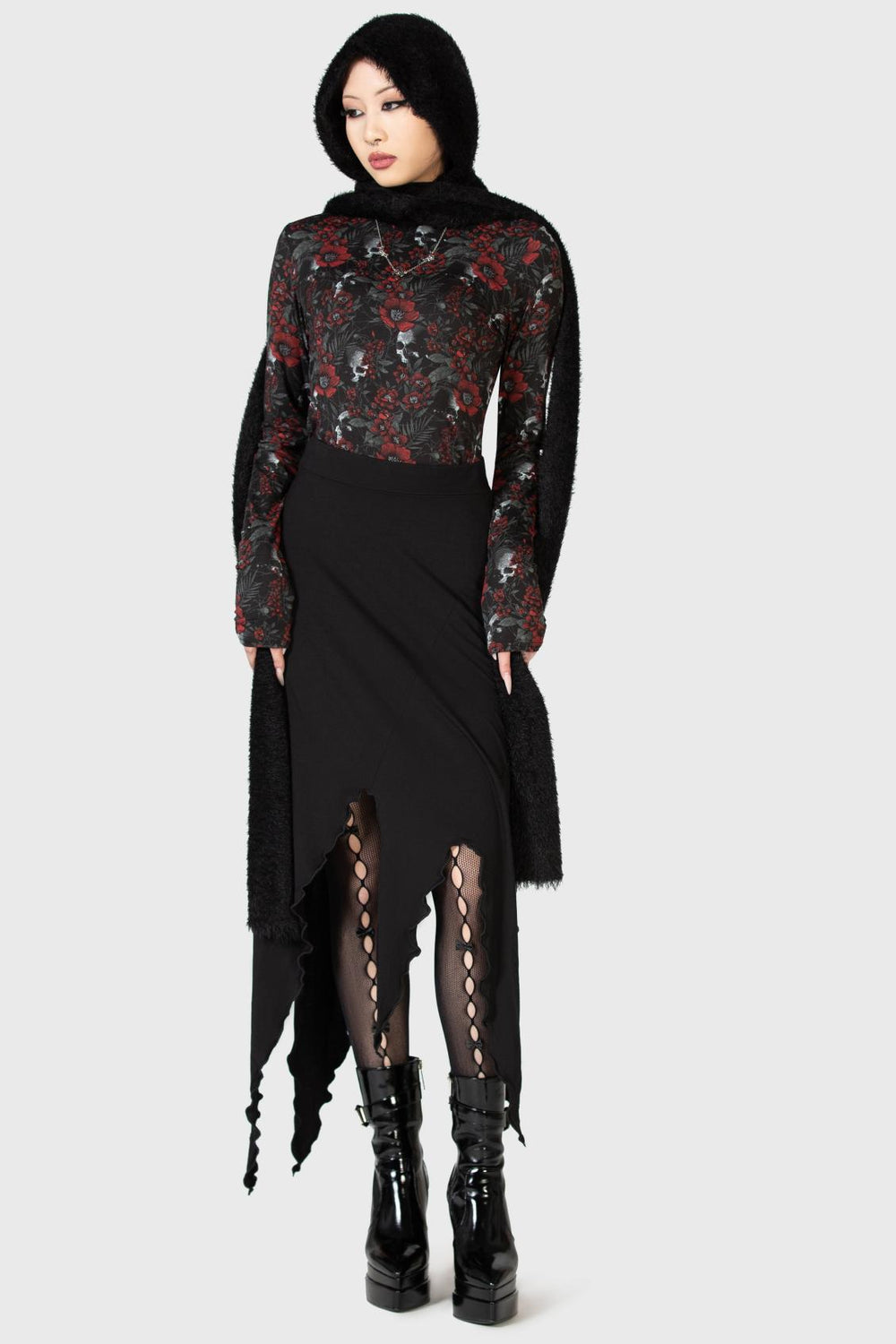 Women Long Sleeves | Killstar Pitiful Petals Long Sleeve Top