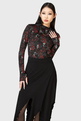 Women Long Sleeves | Killstar Pitiful Petals Long Sleeve Top
