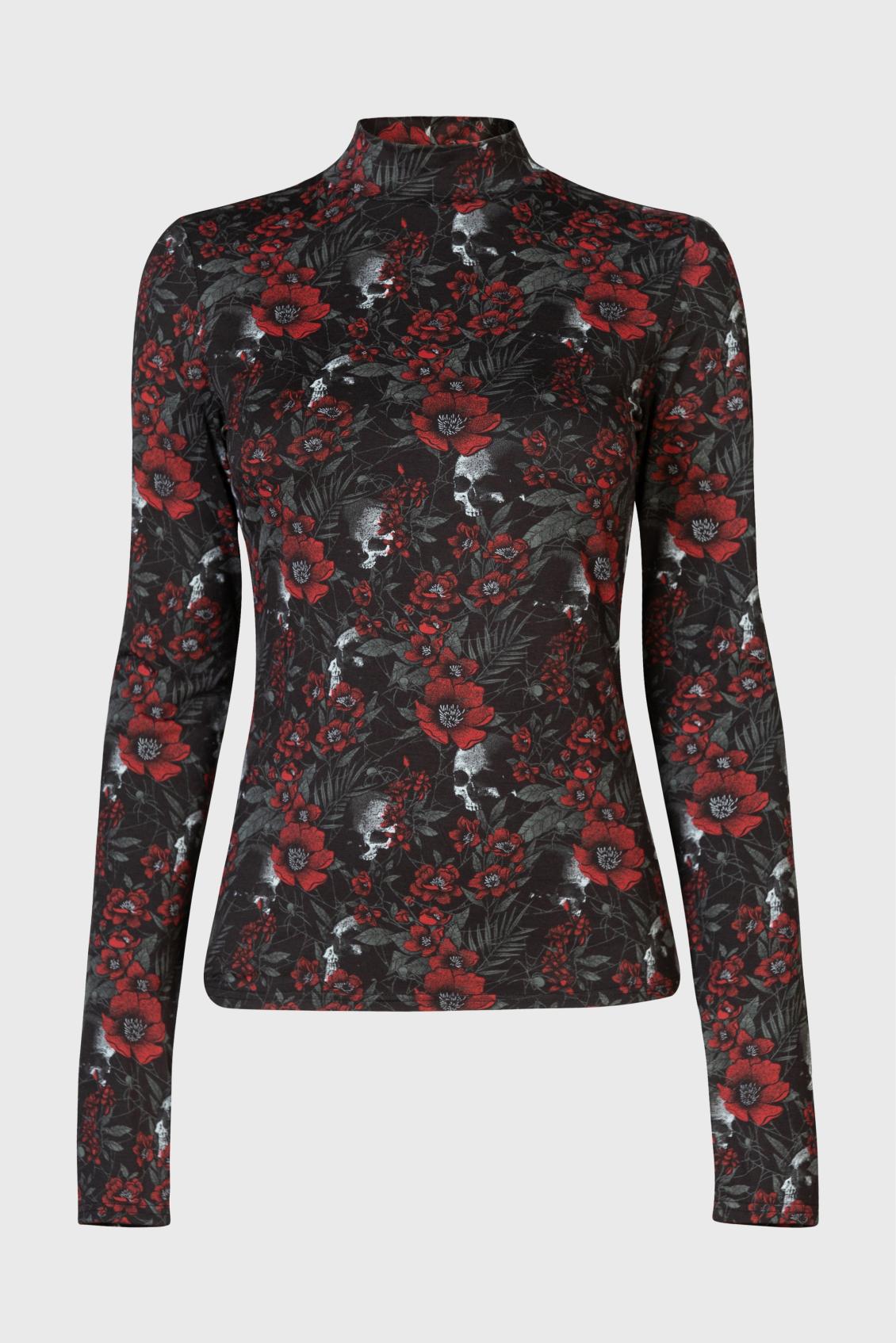 Women Long Sleeves | Killstar Pitiful Petals Long Sleeve Top