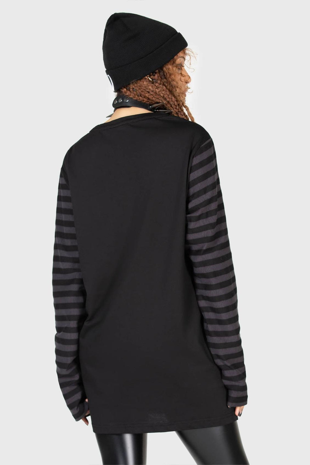 Women Long Sleeves | Killstar Purrrfect Pairing Stripe Sleeve Top