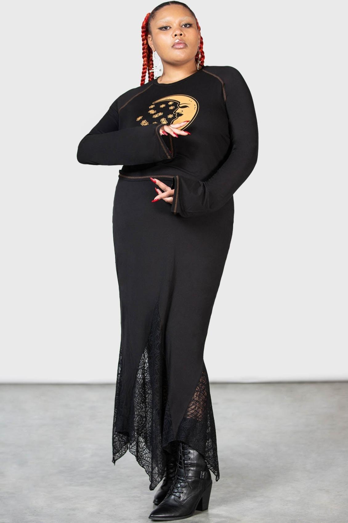 Women Long Sleeves | Killstar Rising Night Top