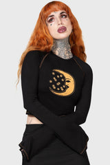 Women Long Sleeves | Killstar Rising Night Top