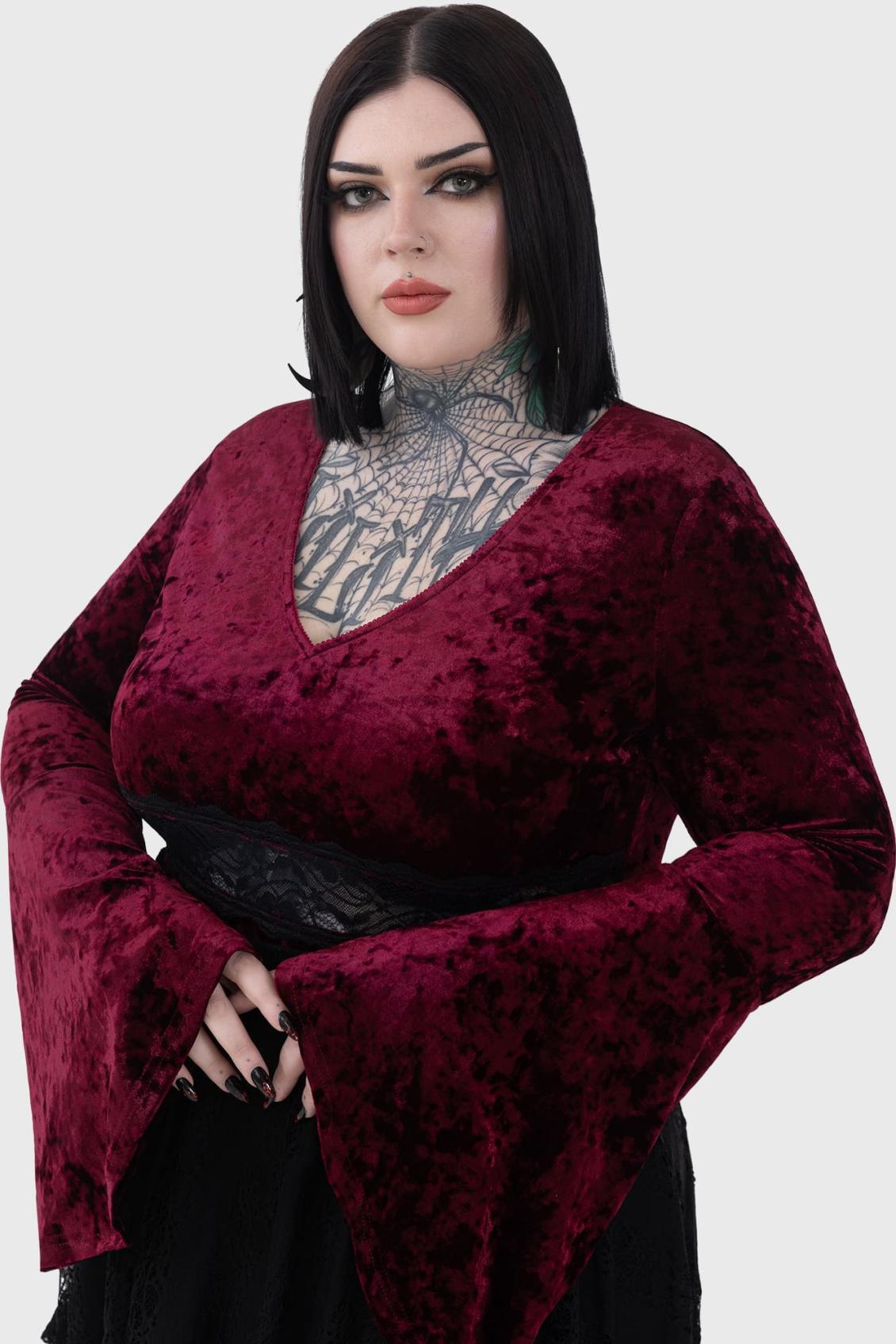 Women Long Sleeves | Killstar Rosethorn Top