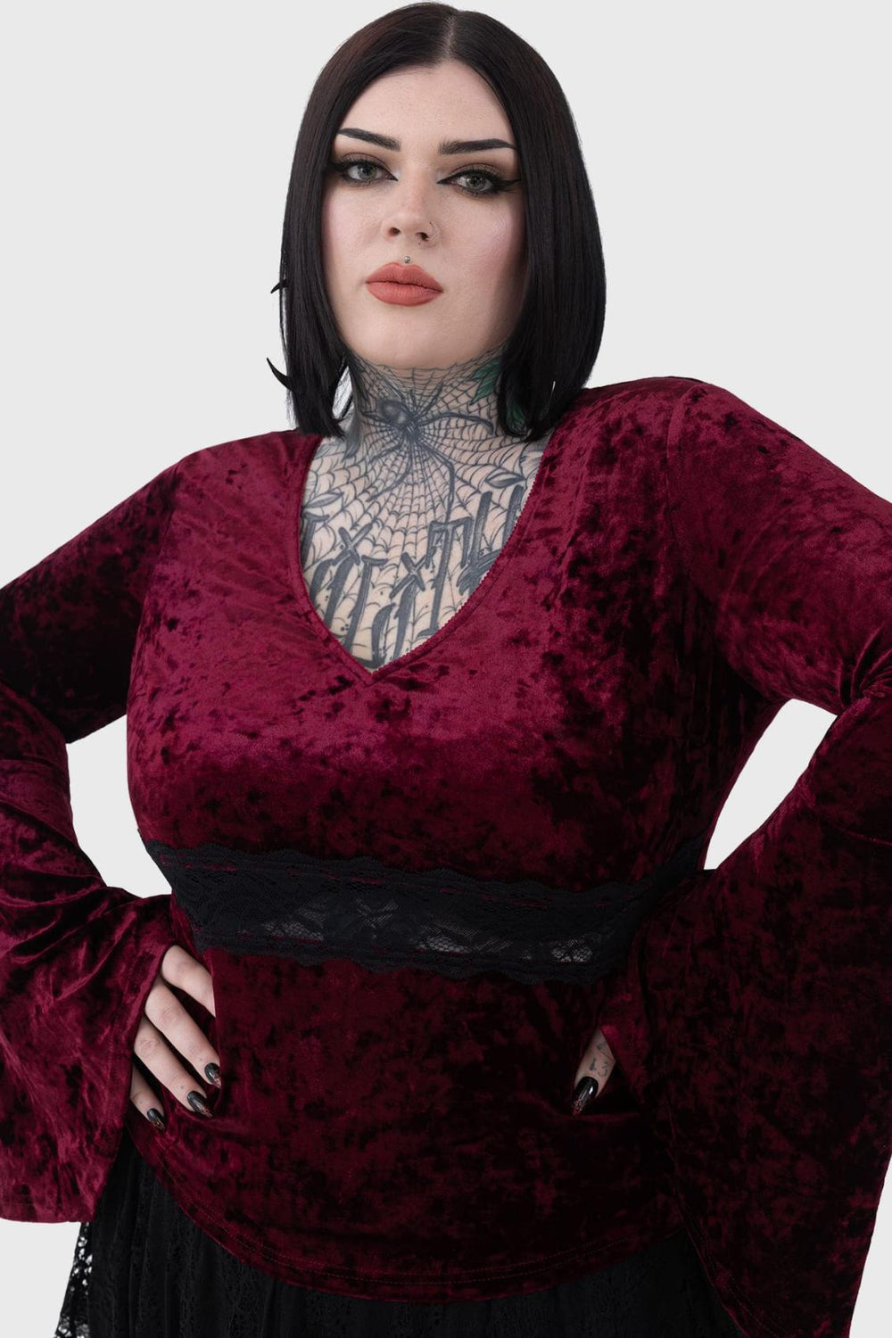 Women Long Sleeves | Killstar Rosethorn Top