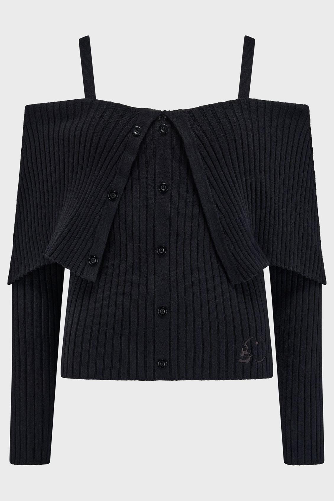 Women Long Sleeves | Killstar Shadow Empress Knit Top