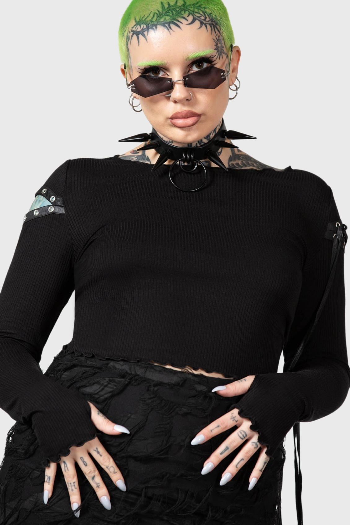 Women Long Sleeves | Killstar Shailagh Long Sleeve Top