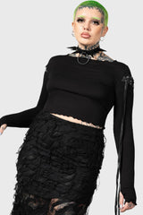 Women Long Sleeves | Killstar Shailagh Long Sleeve Top