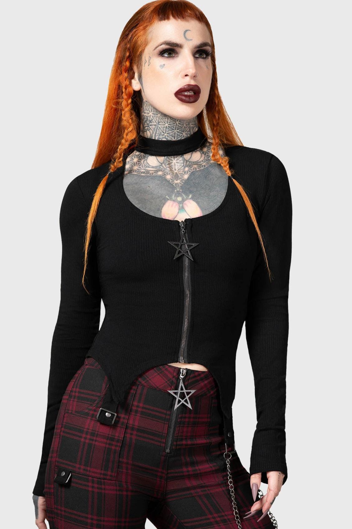 Women Long Sleeves | Killstar Starcanum Top