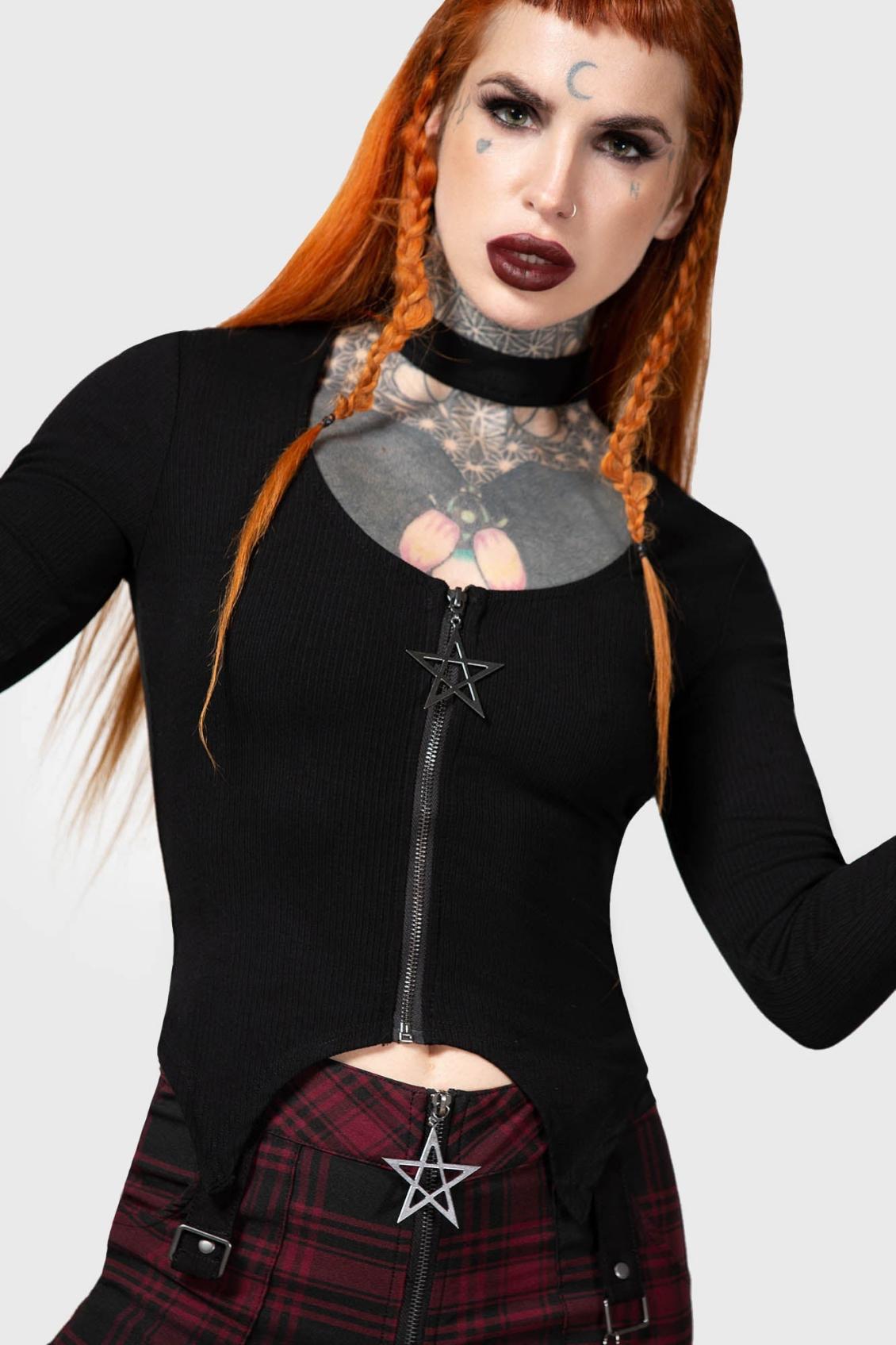 Women Long Sleeves | Killstar Starcanum Top