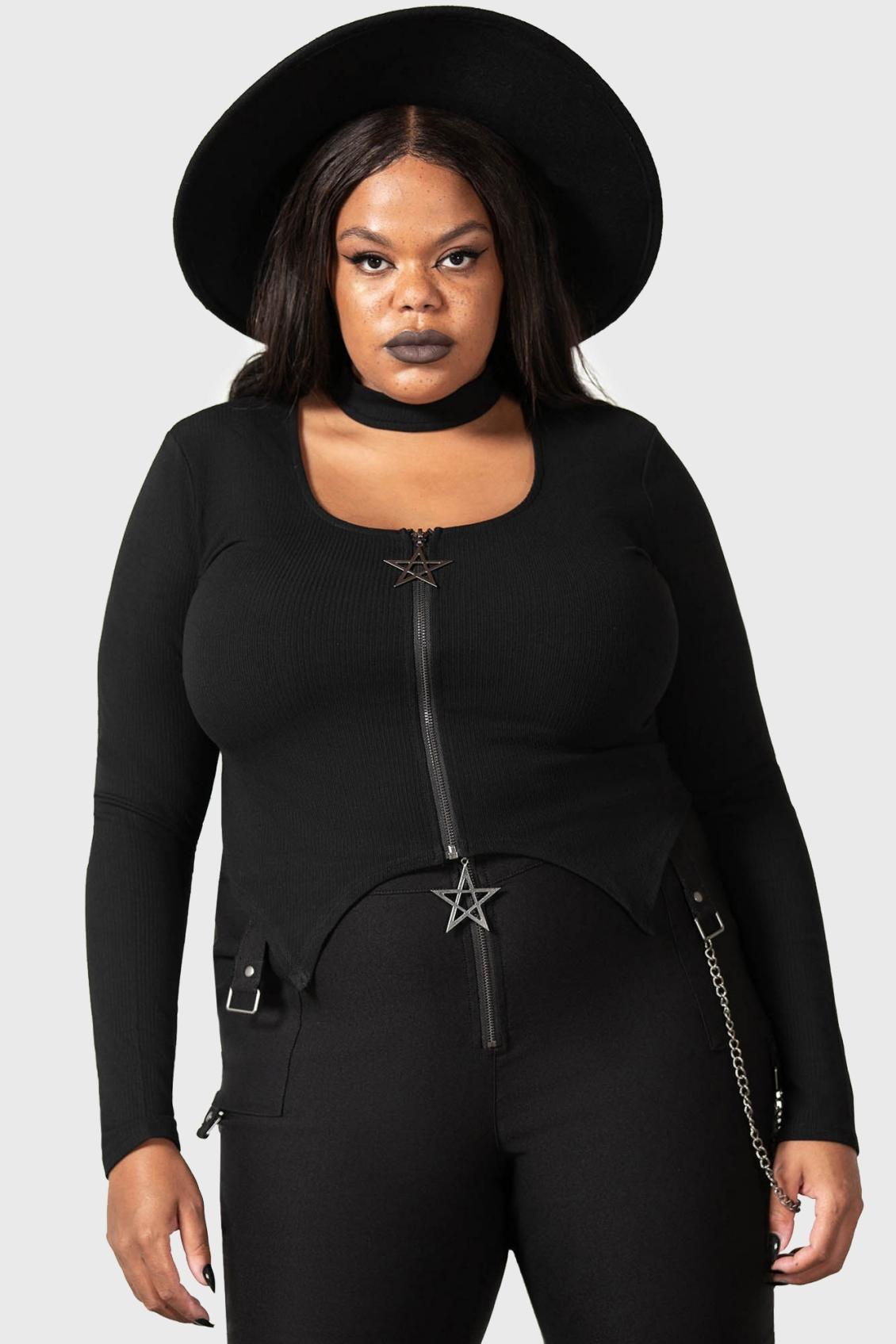 Women Long Sleeves | Killstar Starcanum Top