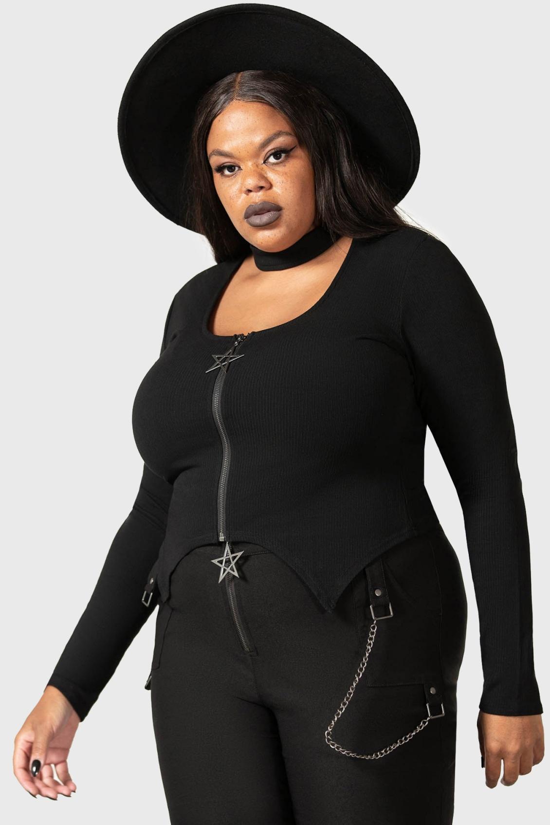 Women Long Sleeves | Killstar Starcanum Top