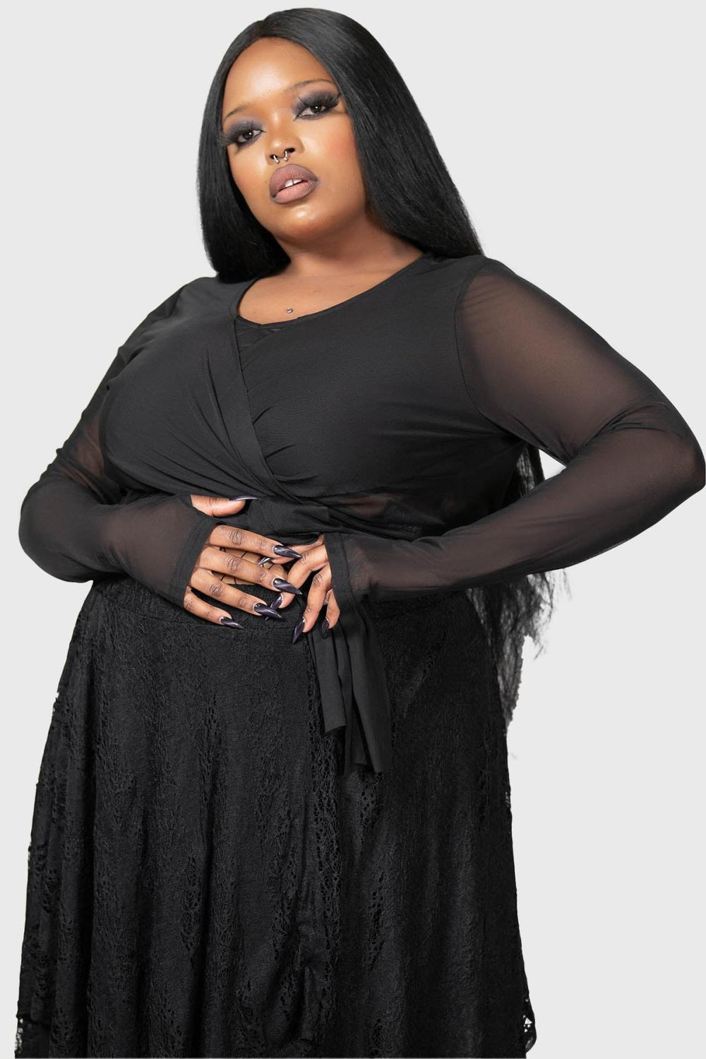 Women Long Sleeves | Killstar Sunset Wrap Top