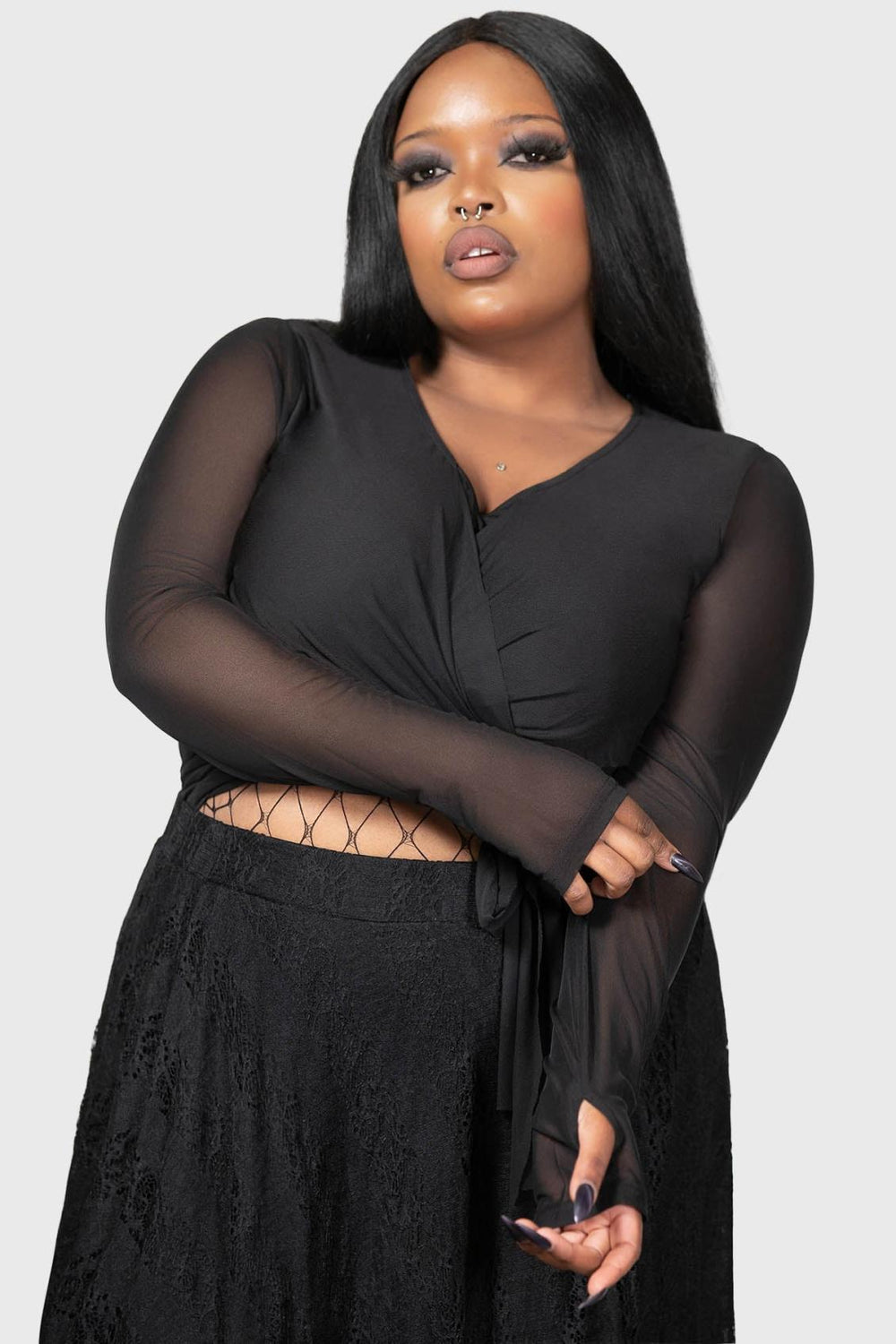 Women Long Sleeves | Killstar Sunset Wrap Top