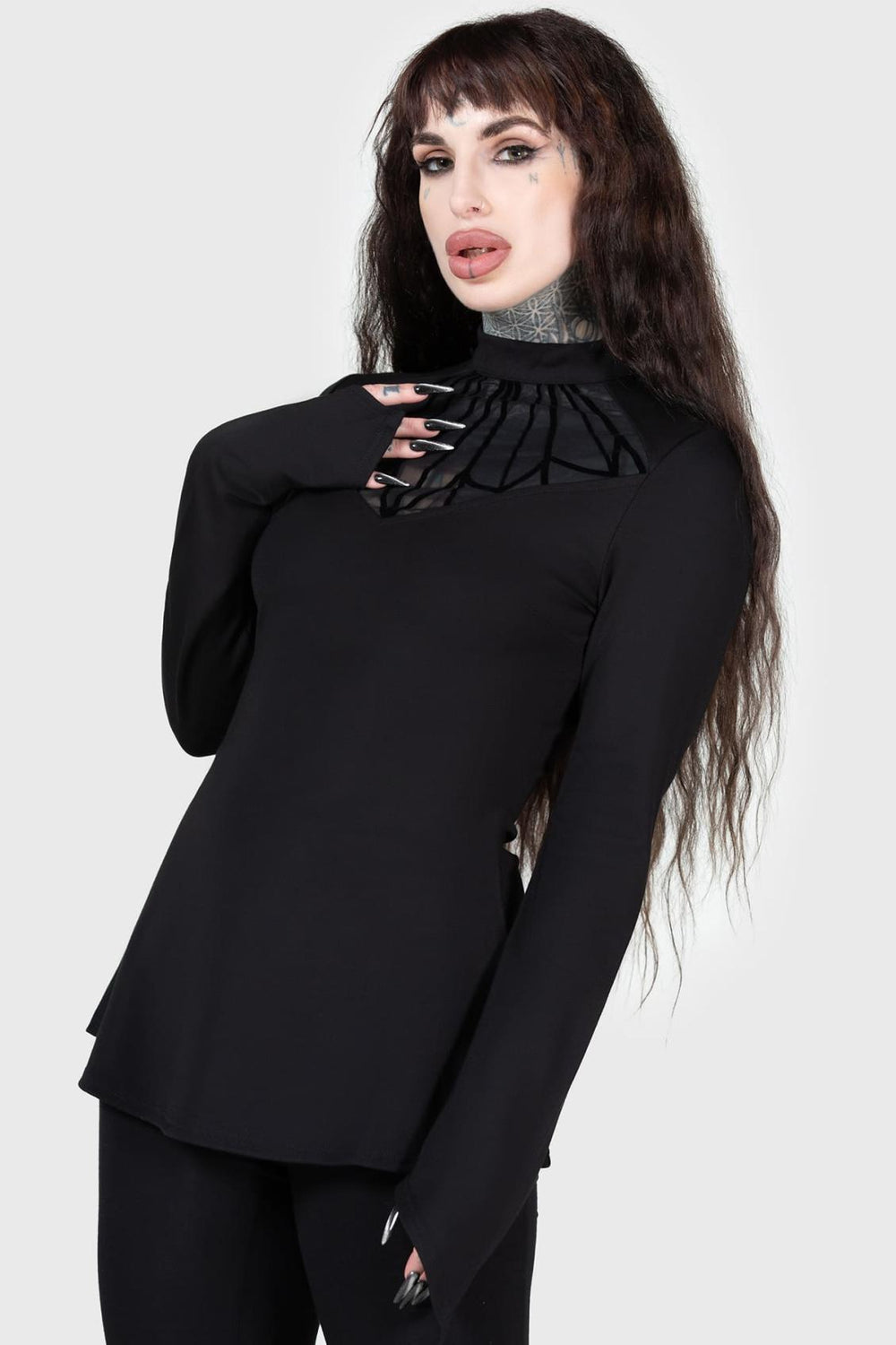 Women Long Sleeves | Killstar Underneath The Altar Top