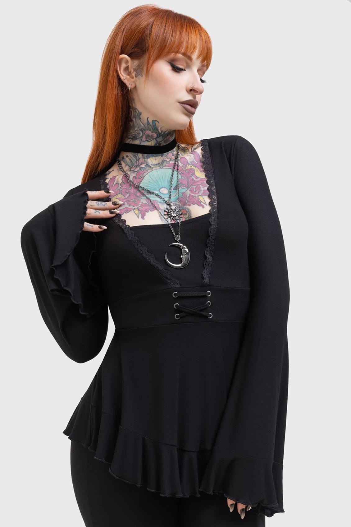 Women Long Sleeves | Killstar Voidsworn Top