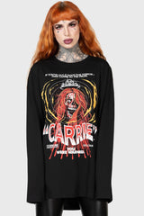 Women Long Sleeves | Killstar Warned Long Sleeve Top