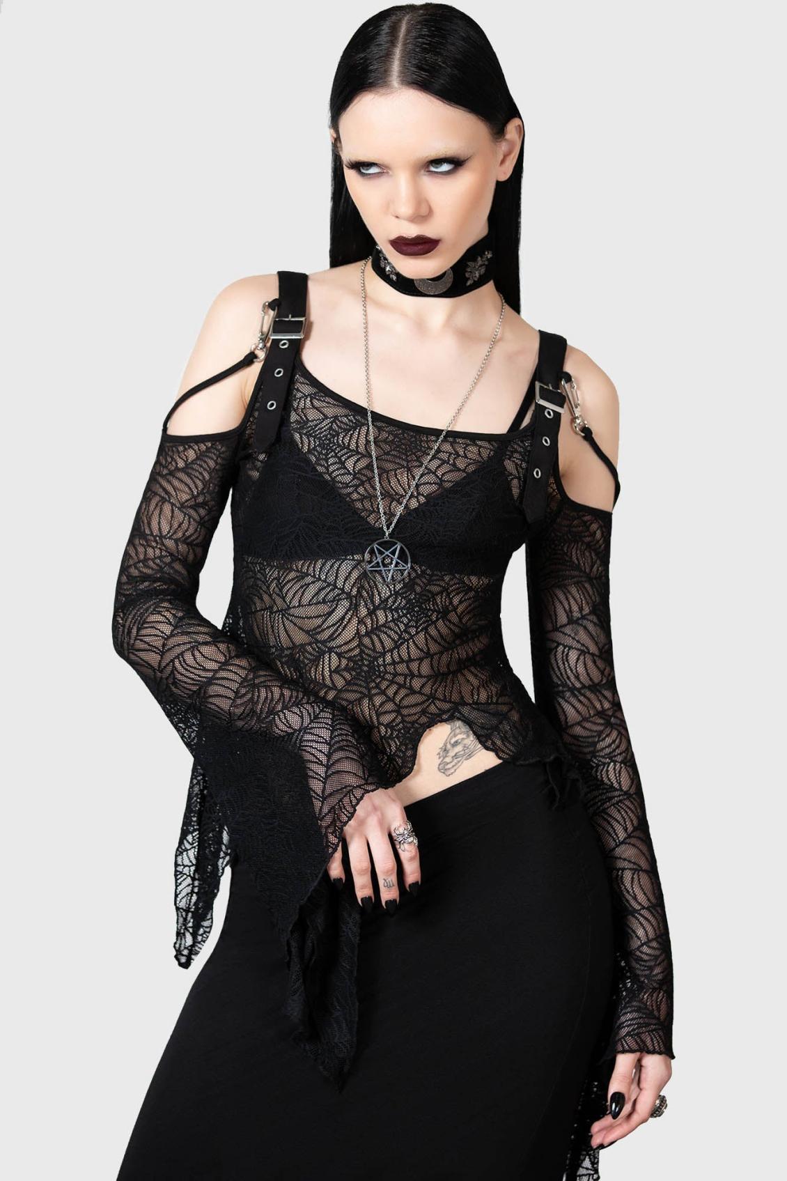 Women Long Sleeves | Killstar Webstera Top