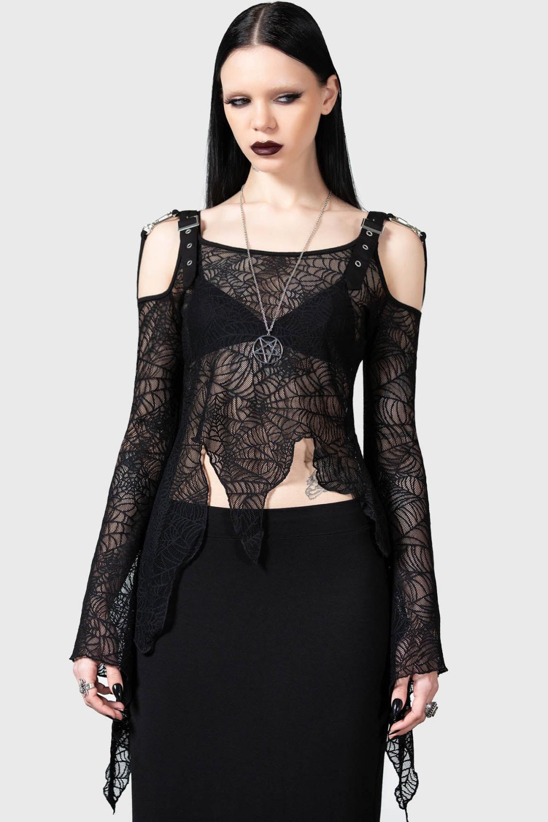 Women Long Sleeves | Killstar Webstera Top