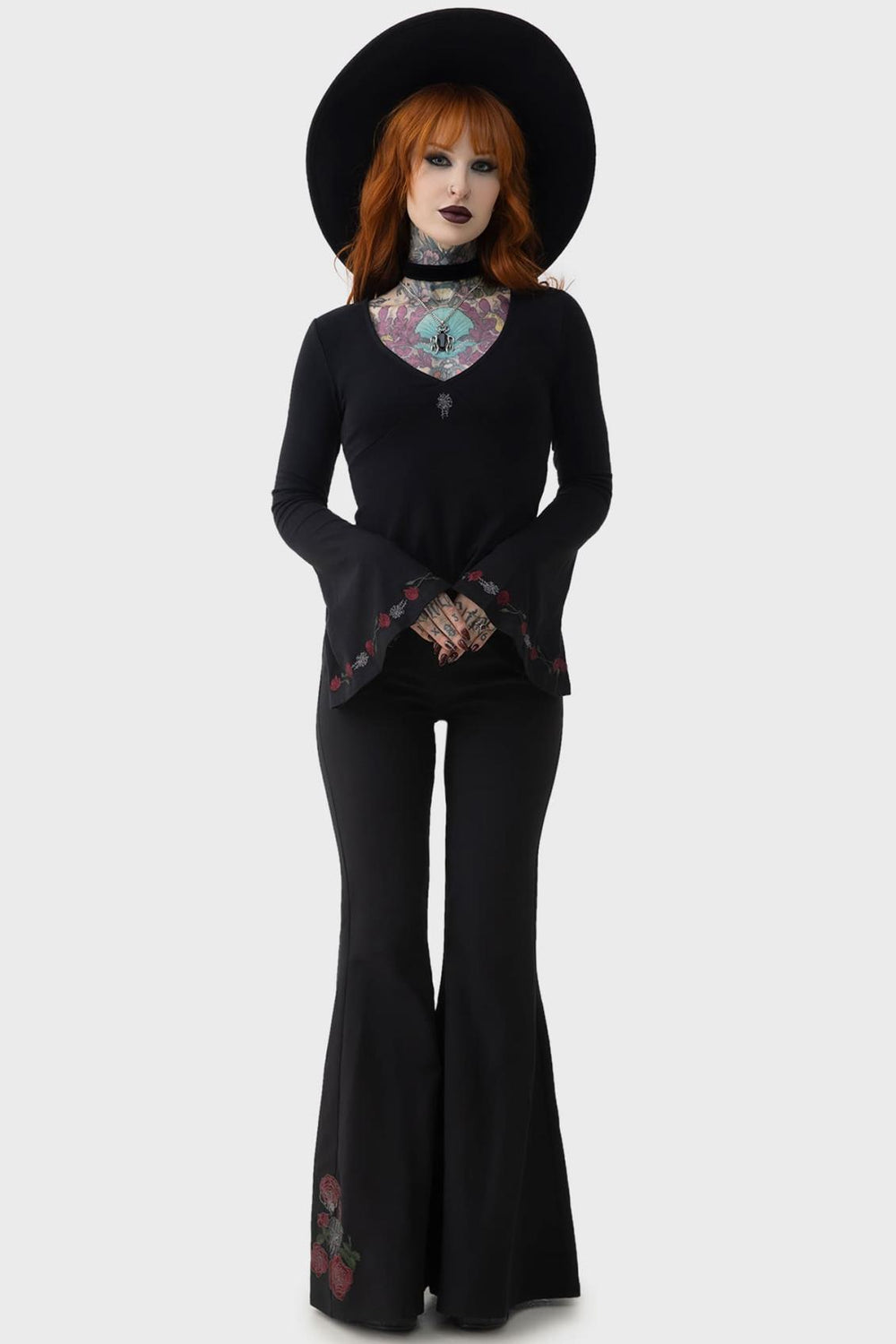 Women Long Sleeves | Killstar Wordly Top