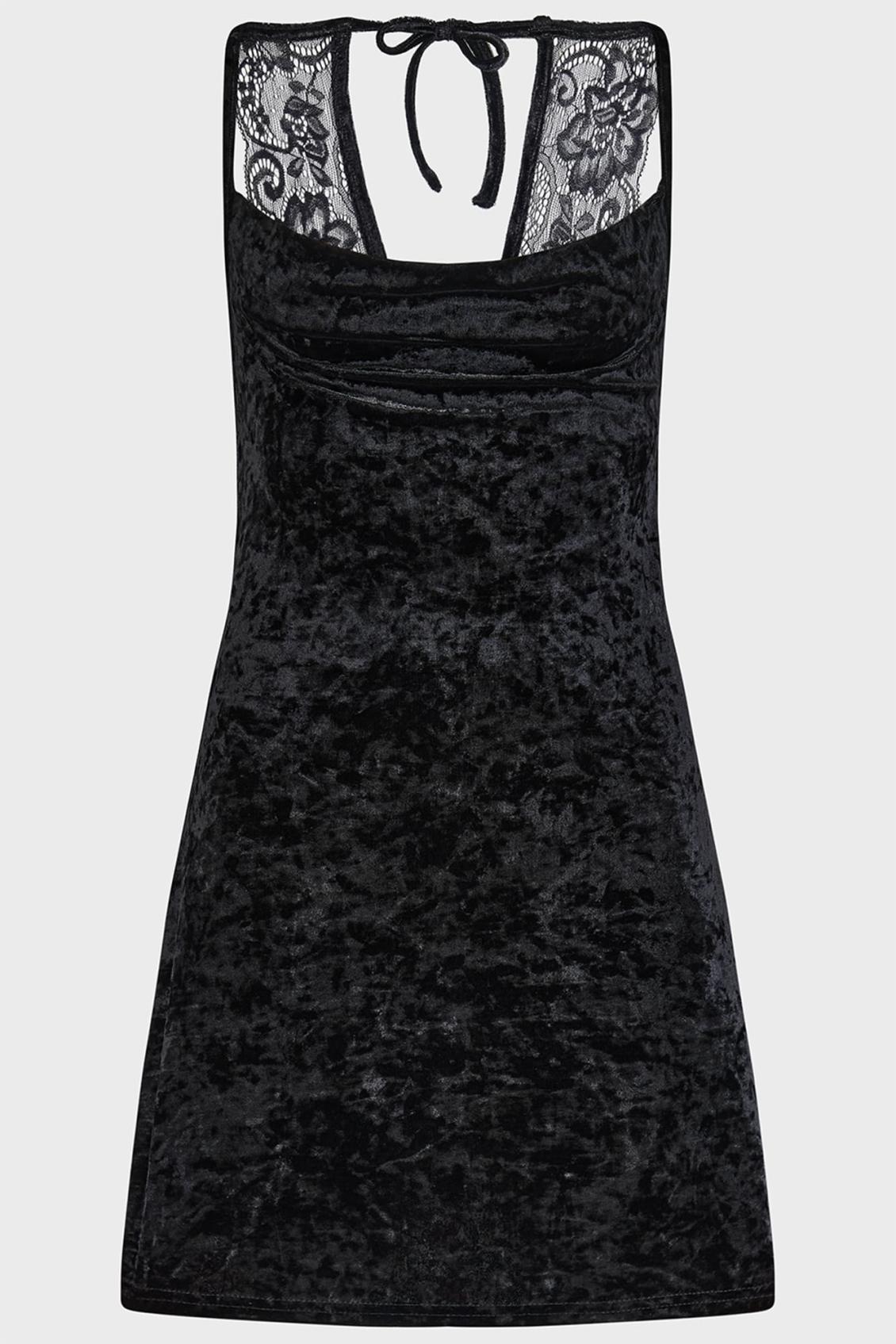 Women Loungewear | Killstar Burnt Obsidian Lounge Dress