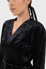 Women Loungewear | Killstar Burnt Obsidian Robe