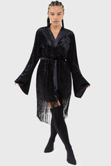 Women Loungewear | Killstar Burnt Obsidian Robe